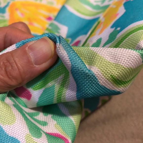 LILLY PULITZER FOR ESTEE LAUDER VIP FLORAL COLORFUL SHOPPING TOTE - Picture 8 of 10